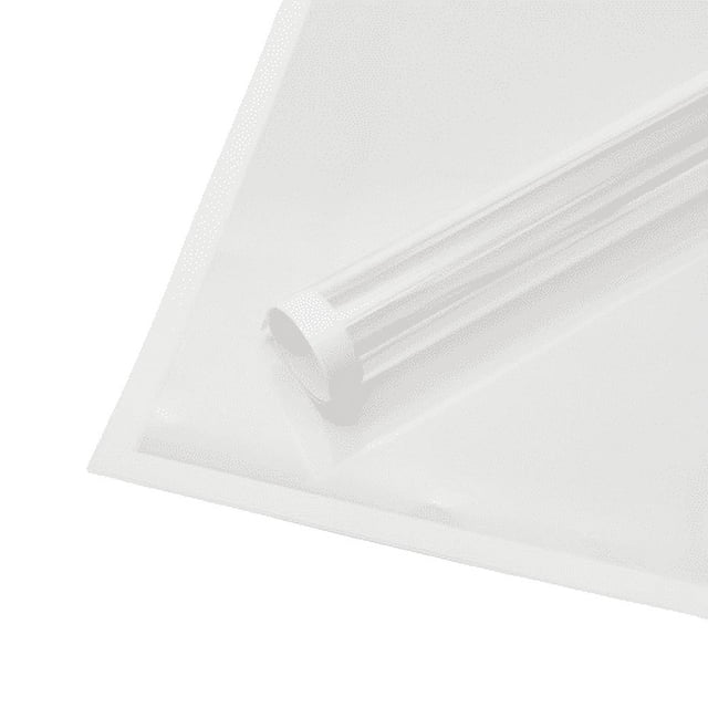 Nvzi glass paper floral paper, dustproof, waterproof, transparent, colored border, floral flower packaging paper, floral bouquet floral paper (white)