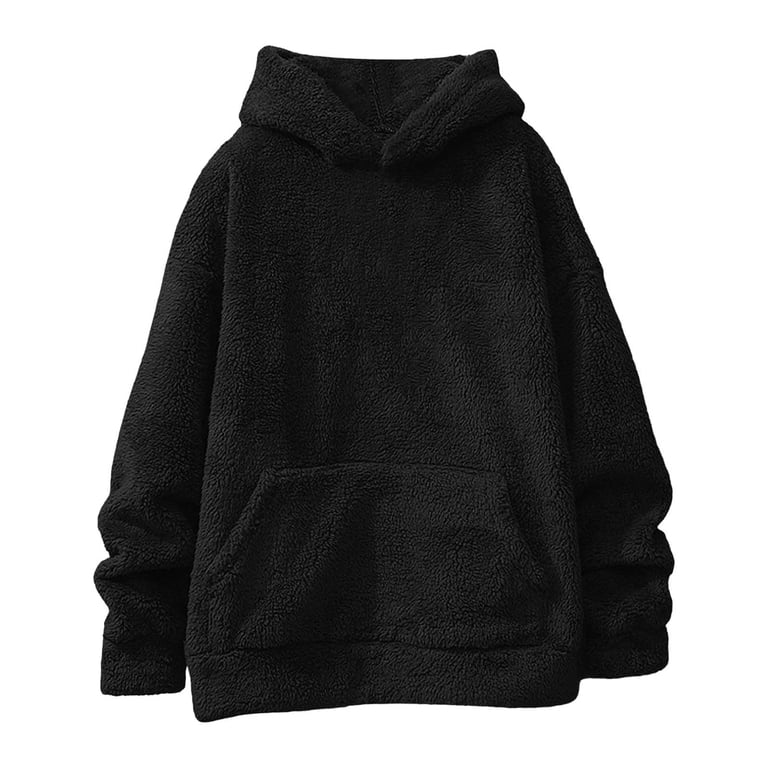 Men's Sherpa Fleece Sets 2 Piece Hoodie and Shorts Casual Sports