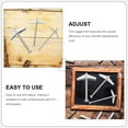 thumbnail image 3 of OULII 26 Piece Set Snap Toggle Bolts for DIY Projects Silver Galvanized Steel, 3 of 8