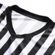 thumbnail image 4 of Camiseta de árbitro de uniforme de fibra de poliéster, accesorios de equipamiento deportivo para baloncesto, fútbol, negro, blanco, manga corta, venta al por mayor, 4 of 5