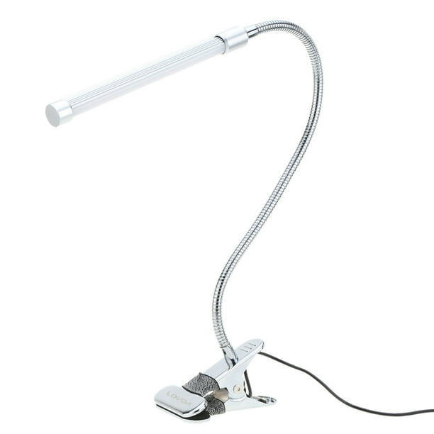 Clip en la lámpara de mesa Irfora Lixada USB Pinza Escritorio LED Lámpara de Mesa Clip-on Flexible Gooesneck Luz Ajustable 6W 18LED Protección de los Ojos con Interruptor para leer Estudiar Cama Lapt Irfora Clip en la lámpara de mesa