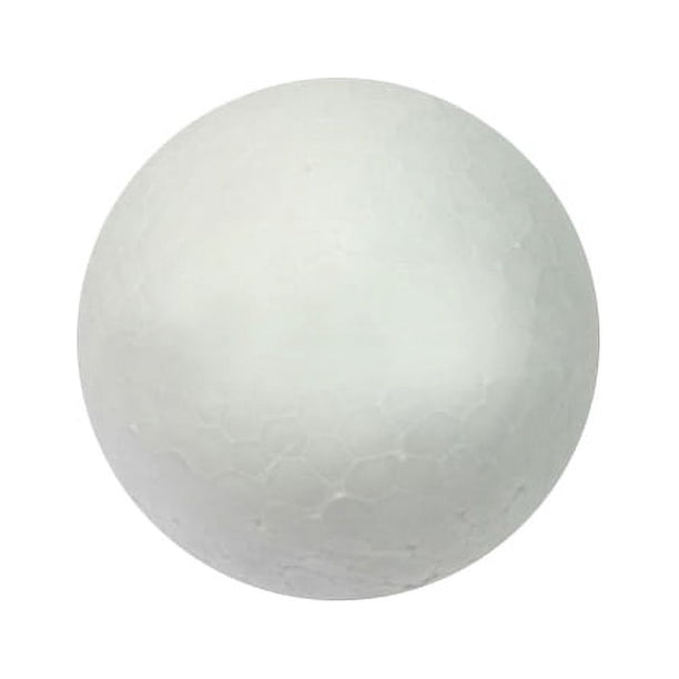 Fairnull 10 Pcs 50mm 60mm Styrofoam Creative DIY Craft White Foam Ball ...