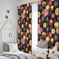 thumbnail image 5 of Pioneer Flower Floral Print Pattern Teens Curtains,Teens Insulated Curtains Set Of 2,Bedroom Essentials,Toddler Room Decor 52"x84", 5 of 5