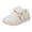 Beige, variant on Willtoo Girls Cute Lace-Up Walking Sneakers Lightweight Casual Shoes with Memory Foam Breathable Walking Shoes