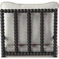 thumbnail image 4 of DUHOME Linen Fabric Spindle Accent Chair with Wood Frame,Spool Chairs with High Resilience Spring Cushion and Armrest Pads, Leisure Armchair for Living Room Bedroom Farmhouse Home Office, 4 of 14