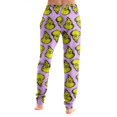thumbnail image 5 of Women Christmas Print Lounge Pants Drawstring Soft Sleepwear Holiday Pajama Bottoms Comfy Homewear Trousers for Family Gatherings, 5 of 6