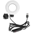 thumbnail image 2 of Lumière de Caméra LED, Lumière Ronde LED Portable Multifonction pour Diffusion en Direct pour Vidéoconférence pour Réunion en Ligne, 2 of 8
