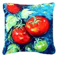 thumbnail image 2 of Carolines Treasures MW1148PW1818 Vegetables - Tomatoes on the vine Canvas Fabric Decorative Pillow  18H x18W multicolor, 2 of 2