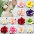 thumbnail image 4 of HEVIRGO 10Pcs Women Sweet Big Rose Blossom Flower Hair Clip Wedding Bridal Hairpin Brooch Pin, 4 of 10