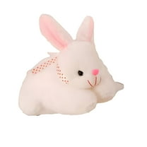 Gqtwoy Cute Rabbit Cloth Doll - Adorable 9.84-Inch Party Decoration and Children's Gift for Boys and Girls in Pink and White