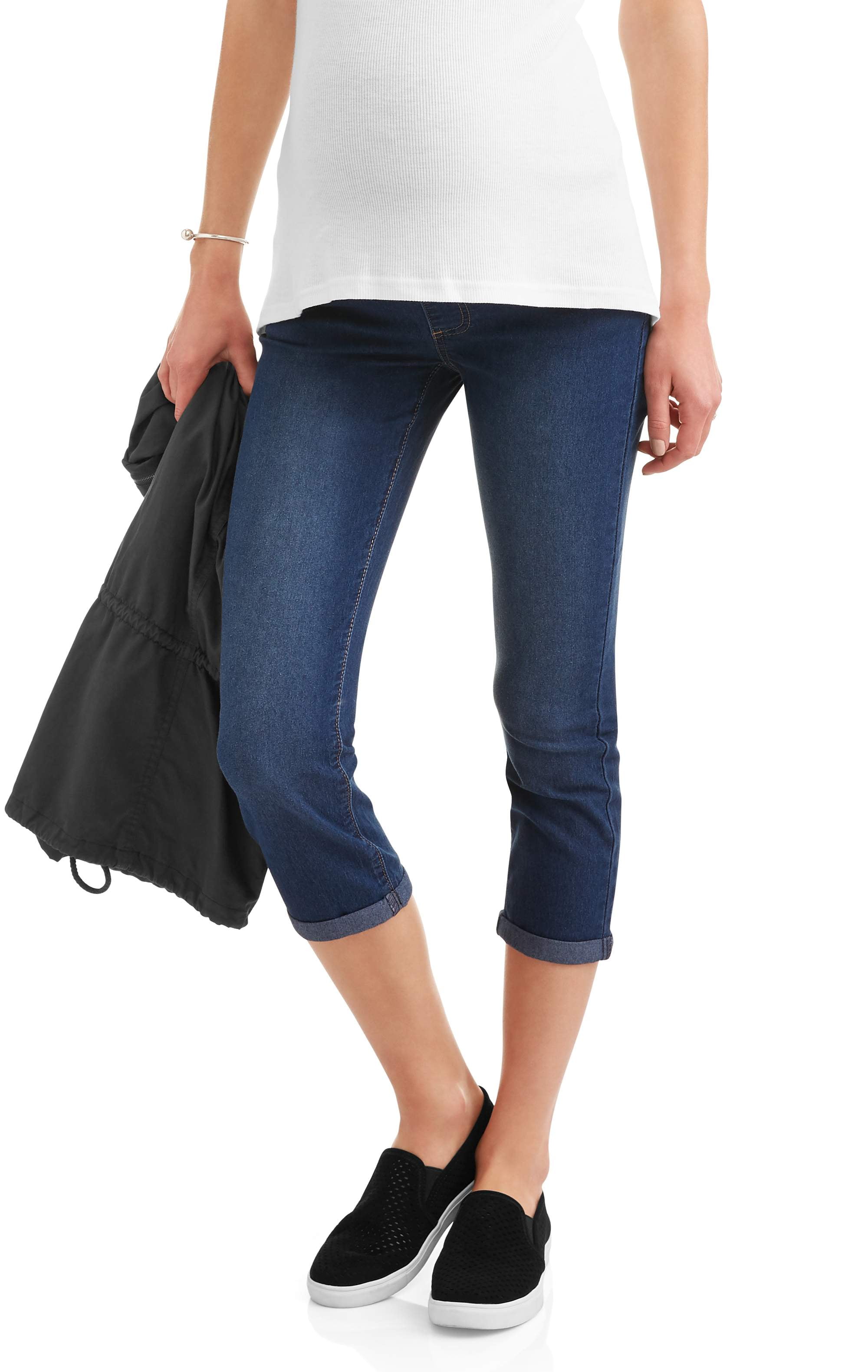 cuffed hem jeans