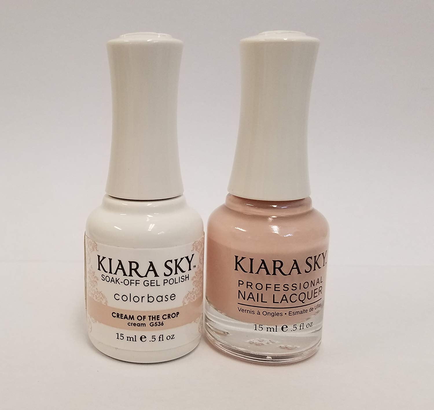 Kiara Sky Matching Gel Polish + Nail Lacquer (536 Cream of the crop