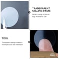 thumbnail image 3 of Miangastore SelfAdhesive Sticker White Transparent 2Rolls 500Stickers Per Roll 1Inch, 3 of 9