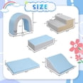 thumbnail image 5 of 10-in-1 Toddler Climb Crawl Activity Playset Soft Foam Climbing Crawling Blocks Indoor Active Play Structure Gym Equipment Birthday New Year Gifts For Infant Toddler, 5 of 9