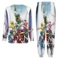 thumbnail image 6 of Power Rangers Men's Lounge Pajamas Set 2-Piece Crew Neck Sleepwear Soft Long Sleeve Top & Pants for Sleep, Home & Vacation XL, 6 of 8