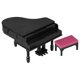 thumbnail image 3 of 1 Set Mini House Piano Stool Doll House Musical Instrument Doll House Adornments, 3 of 4