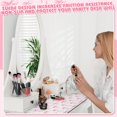 thumbnail image 4 of Tapete de maquillaje Teenyou Coquette Bow, impermeable, rosa, 4 of 7