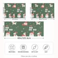 thumbnail image 2 of Yayeee Pillowcase Standard Size Set of 2 Satin Wrinkle Resistant Pillow Case, Christmas Santa, 2 of 8