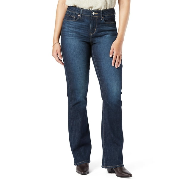 Signature by Levi Strauss & Co. Women's Mid Rise Bootcut Jeans 