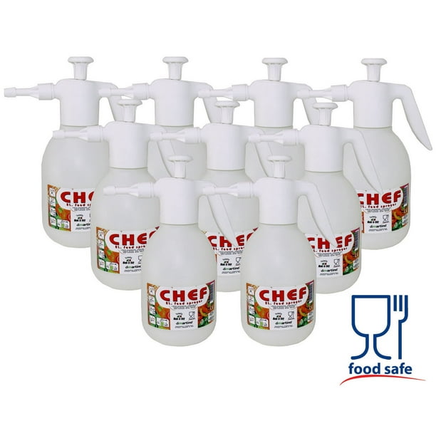 Food Grade BPA Free Sprayer Pump 2 Liters / 67 oz Use for Oils Juices