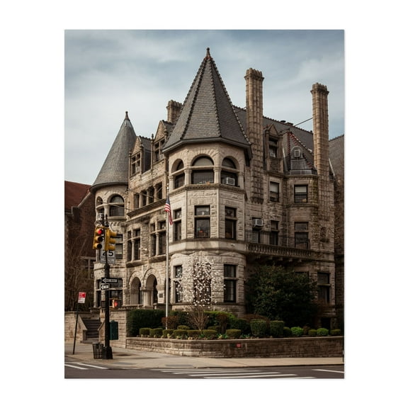 Park Slope Architectural 01 - Brooklyn New York Photography Unframed Wall Art Print 5 x 7 inches