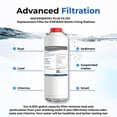thumbnail image 7 of Water Filter Replacement Compatible With Elkay 51600C EWF6000 Bottle Filling Stations, 6000 Gallons/12 Months (No Chip - 1 Pack), 7 of 7