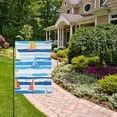 thumbnail image 2 of Yayeee Garden Flag 12" x 18" Double Sided Outdoor Yard Lawn Holiday Decorations, Yellow Sailboats, 2 of 6