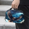 thumbnail image 2 of Animal Oxford Fabric Digital Pouch for Electronic Devices, Waterproof Travel Case for Cell Phone Charger, Hard Drive, and Cords - 5.9x9.44x3.14 inches, 2 of 6