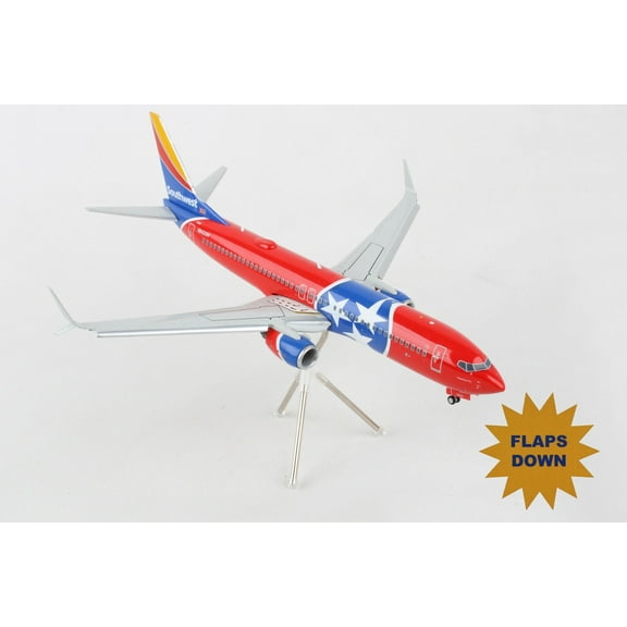 Boeing 737-800 Commercial Aircraft w/Flaps Down "Tennessee One" Tennessee Flag Livery 1/200 Diecast Model Airplane by GeminiJets