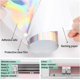 thumbnail image 3 of Holographic Spectrum Silver Adhesive Vinyl Roll - Permanent Adhesive Glossy & Waterproof Vinyl | 12" x 6\' | for Crafts, Cricut, Silhouette, Cameo, Dec, 3 of 4