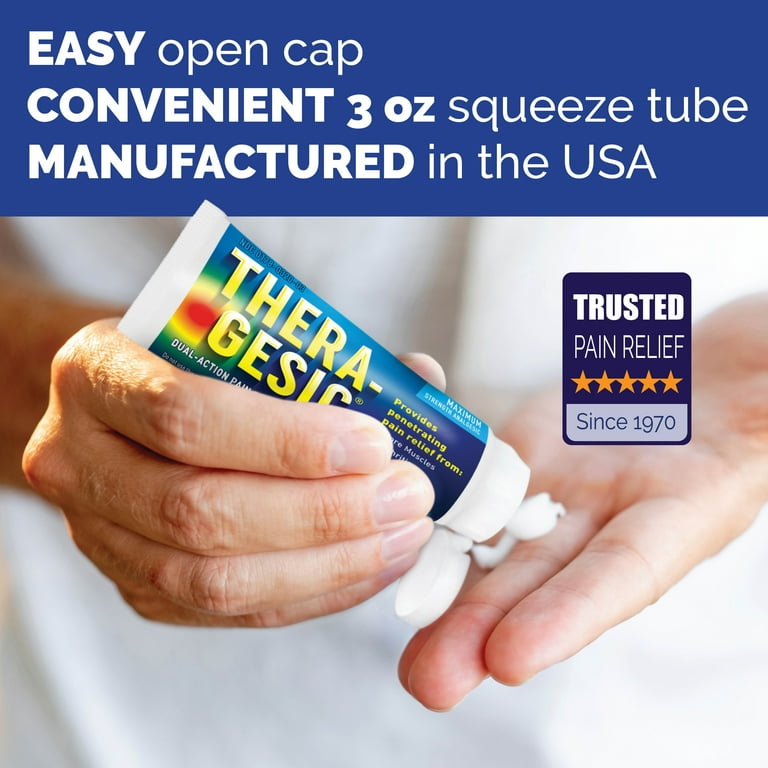 Thera-Gesic Dual-Action Pain Relief Cream HSA/FSA Eligible