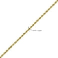 thumbnail image 3 of 10K Yellow Gold Solid Diamond Cut Rope Chain Bracelet (1.5mm, 7.5"), 3 of 3