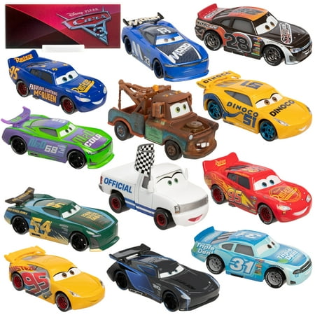 Mattel (12 Pack) Cars 3 Diecast Cars Toys Disney Pixar Cars Kids Toys Age 3 Year Old Boy Toys Girls