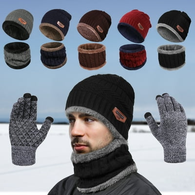 IPOW Winter Beanie Hat Scarf Set for Kids Warm Kuwait Ubuy