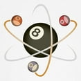 thumbnail image 3 of CafePress - Billiard Atom Kids Baseball Jersey - Kids Cotton Baseball Jersey, 3/4 Sleeve Shirt, 3 of 4