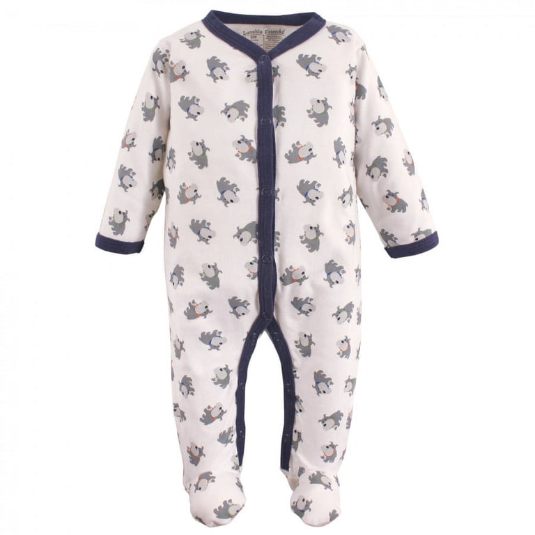Luvable Friends Baby Cotton Sleep and Play, 3-Pack photo 4