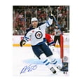 thumbnail image 1 of Adam Lowry Signed Winnipeg Hockey Goal Celebration 8x10 Photo, 1 of 2