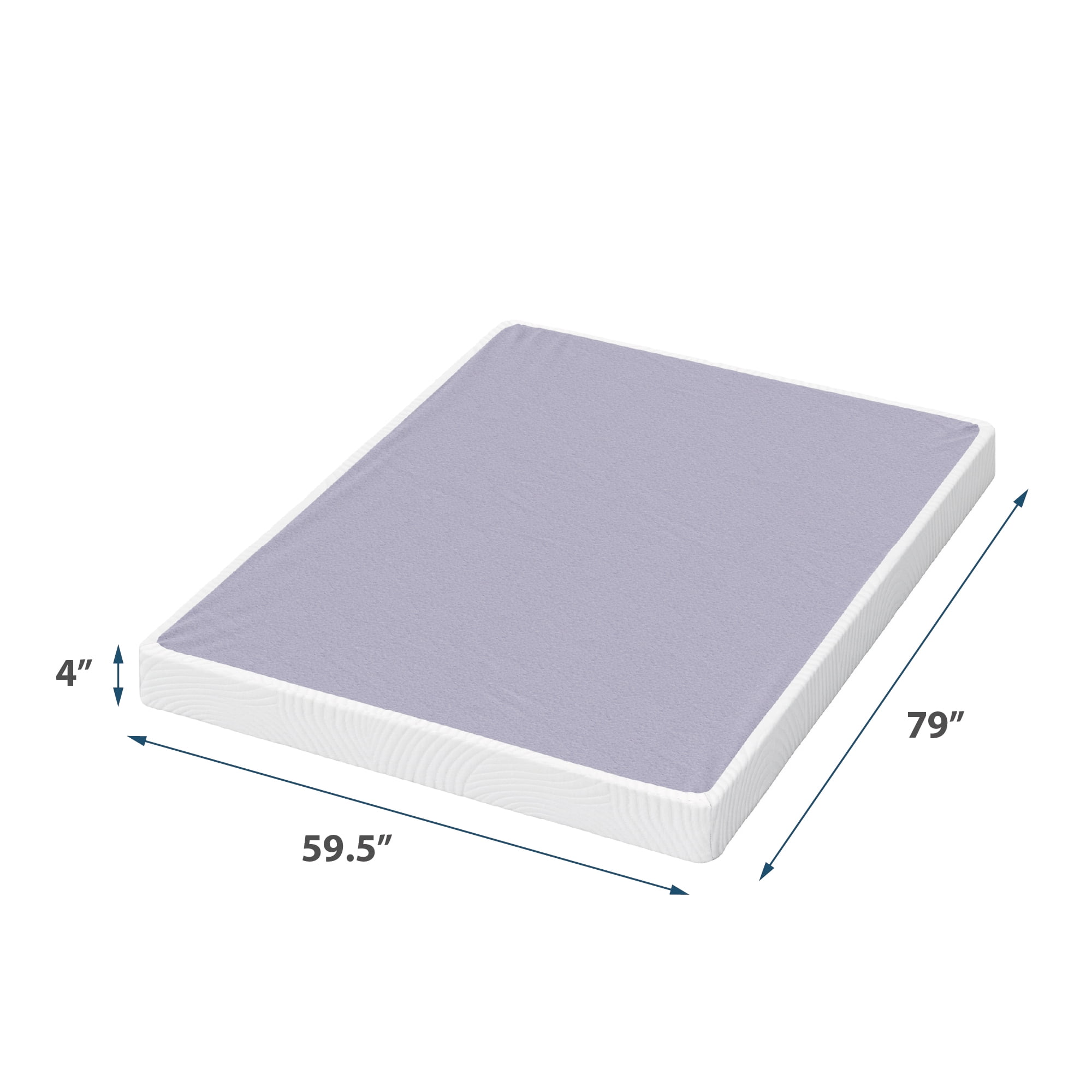 Zinus Jacob 4" Bamboo Box Spring, Queen