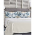 thumbnail image 5 of Blue Flower Pillow Covers King Size, Sage Green Leaves Boho Spring Watercolor Soft Bed Throw Pillowcases Breathable Cooling Long Lumbar Body Pillow Sham Cover for Bed Sofa 20''x40'', 5 of 7