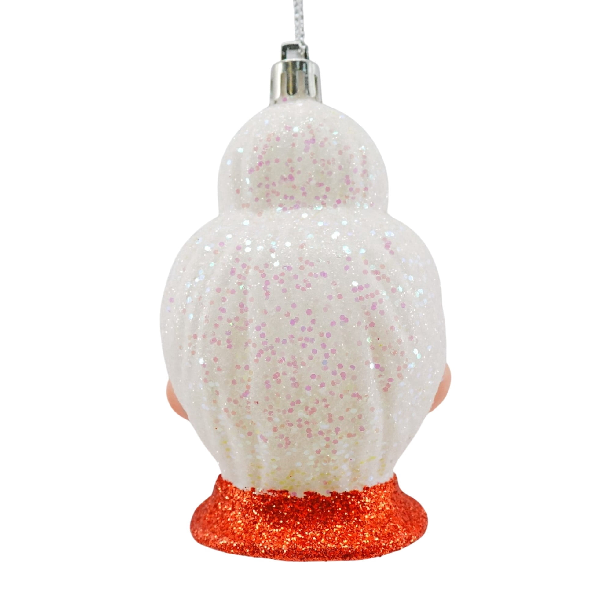 Multicolor Glitter Mrs. Claus Christmas Ornament, 4", by Holiday Time