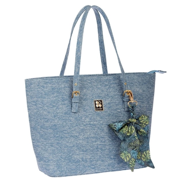 Bolsa Tote Lover 9434-4 Azul Claro