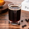 thumbnail image 3 of xianlin-2 Pack Shot Glass Measuring Cup Set,3 oz/90ML Liquid Heavy High Espresso Glass Cup,Dishwasher Safe,Perfect for Coffee,Cocktails and Kitchen Use (Red), 3 of 4