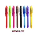 thumbnail image 1 of Bolígrafo de tinta Invisible, bolígrafos para escribir mensajes, 2 en 1, bolígrafo luminoso con protección UV mágica para dibujar, actividad divertida, fiesta para niños, regalo para estudiantes, Escu, 1 of 4