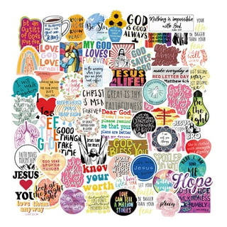  30 Sheets Inspirational Words Stickers Pack,Motivational Quote  Stickers for Teens and Adults,Bible Verse Stickers for Journaling  Inspirational Scripture Faith Seal Crafts Decals (Inspirational Style)