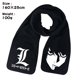 thumbnail image 2 of Bufanda Deaths Notes Anime Pashmina de peluche de invierno, 160 x 25 cm, 2 of 2