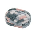 thumbnail image 2 of Hilo grueso y grueso para tejer a mano, hilo gigante para tejer a mano Gris Blanco Rosa, 2 of 9