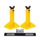 thumbnail image 1 of Soportes de gato para coche RC, modelo de escultura en miniatura, mesa de arena, decoración, eje de reparación de metal amarillo, 1 of 8