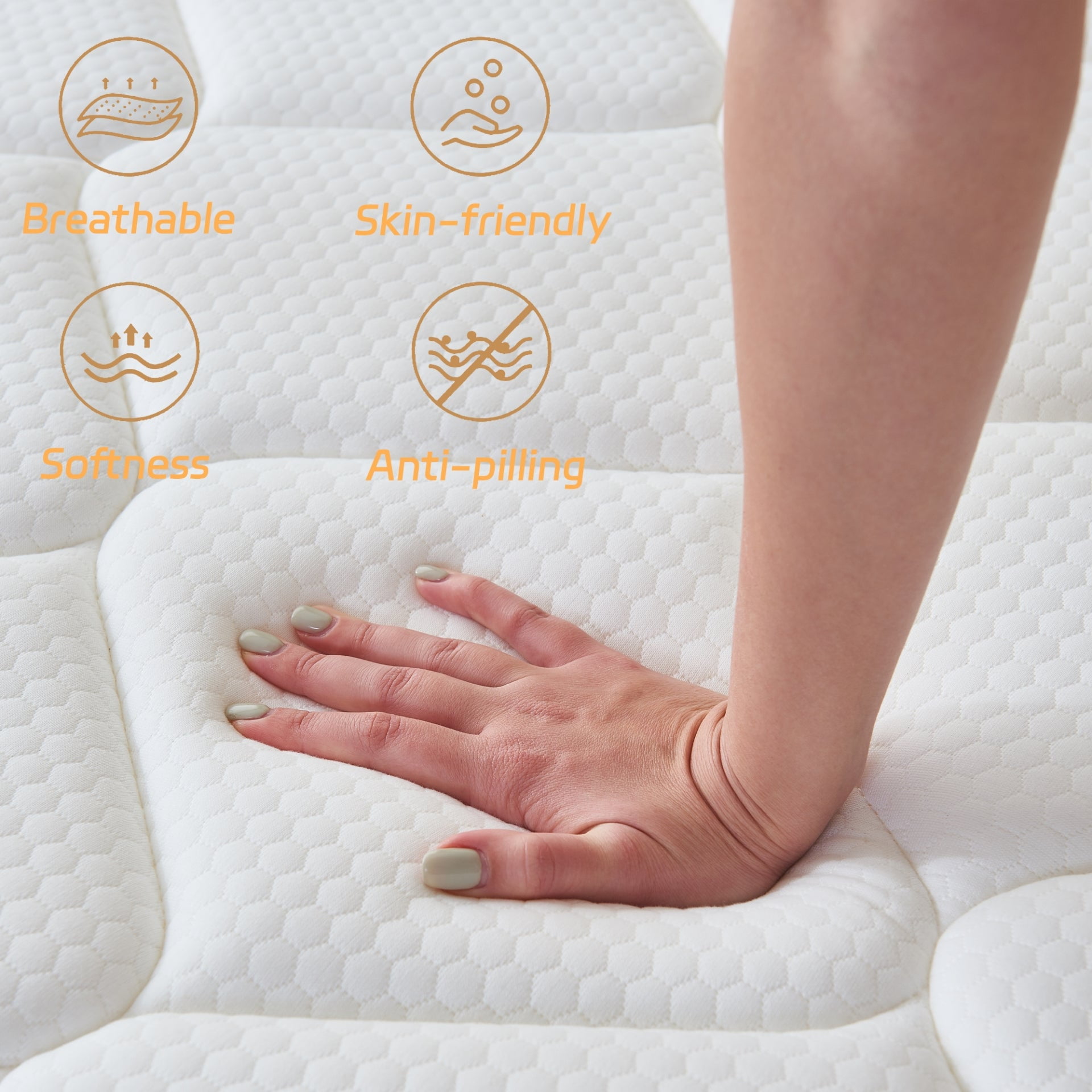 REVIEW Full Mattress, 12 inch Hybrid Memory Foam with Pocket Springs, Medium Firm, Bed in a Box