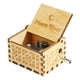 thumbnail image 2 of Caja de música de madera antigua caja musical con manivela regalo de cumpleaños (Moon River) Sywqhk Libre de BPA, 2 of 8