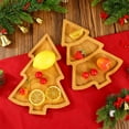 thumbnail image 3 of Christmas Serving Tray, Christmas Tree Serving Platter, Serving Dishes for Party Cookie Fruit Tray Cheese Board Plate, 3 of 8